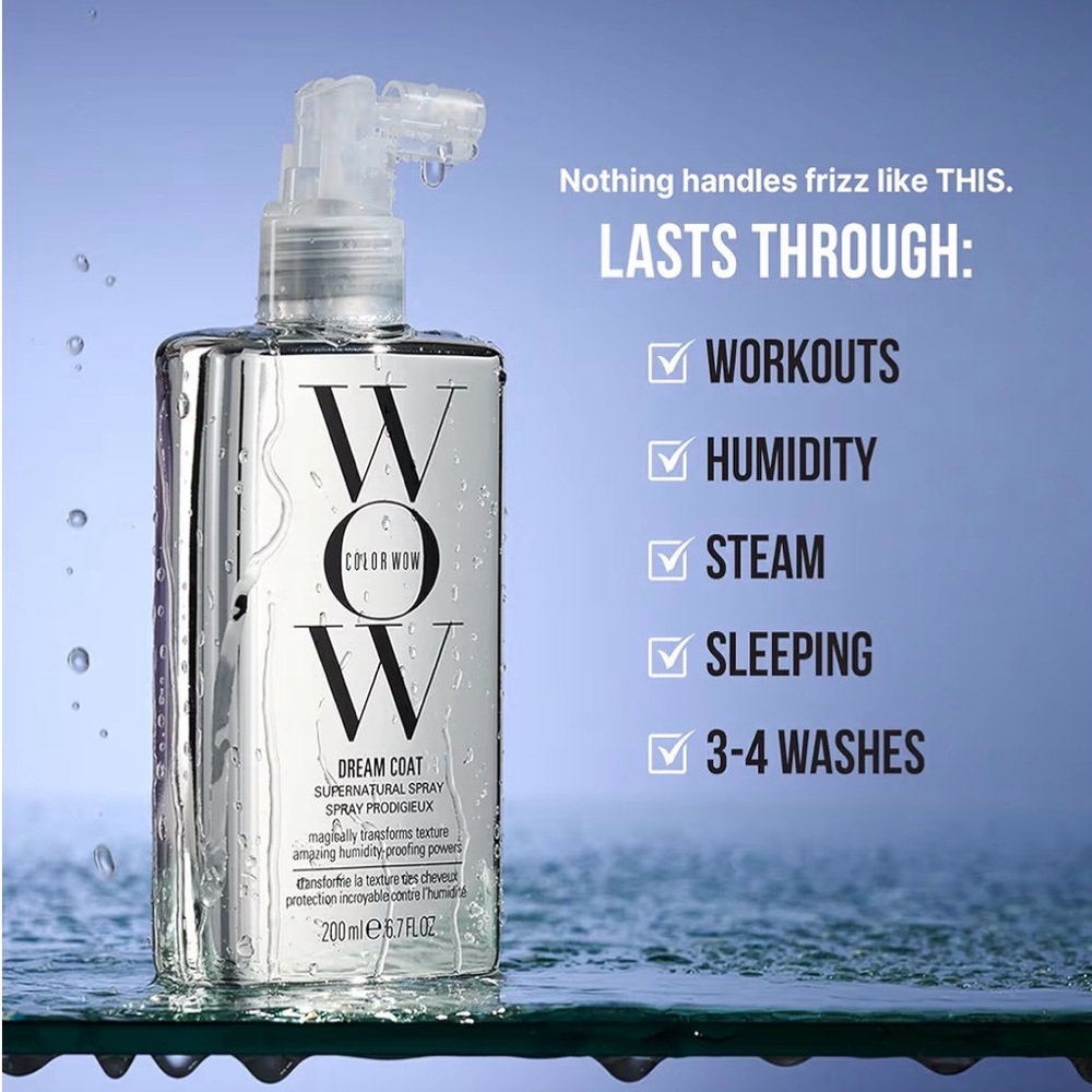 NEW Color WOW Dream Coat Spray Anti-Frizz Heat-Activated Treatment 6.7 oz - Picture 5 of 7